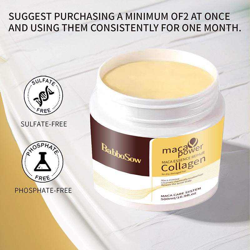  Collagen Hair Mask Moisturizing for Deep Cleansing Hair Care Nourish 