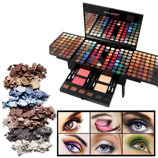 Eyeshadow makeup kit /Facial Blusher /Eyebrow Powder /Eyeliner Pencil 