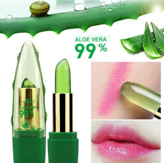 Aloe Vera Lipstick Gel Color Changing Lipstick Gloss: Moisturizing Magic