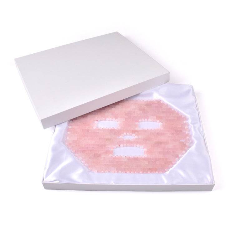 Rose Quartz Face Cold Mask for Headache Stress Relief Relax Skin Care