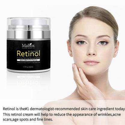 Retinol Cream Vitamin E & Green Tea Hyaluronic Acid Anti-Aging Cream