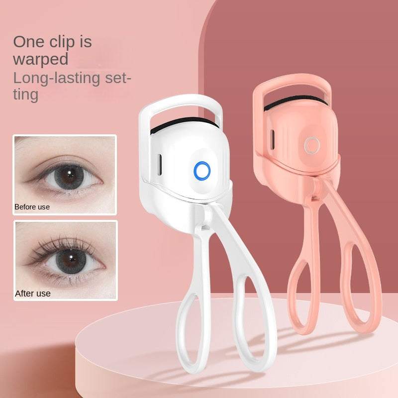 Eyelash Curler Portable Electric Heated Comb Eye Lash Long Lasting Eyelashes Curls Thermal Eyelash Curler Makeup Tools Heated Eyelash Curlers, Rechargeable Electric