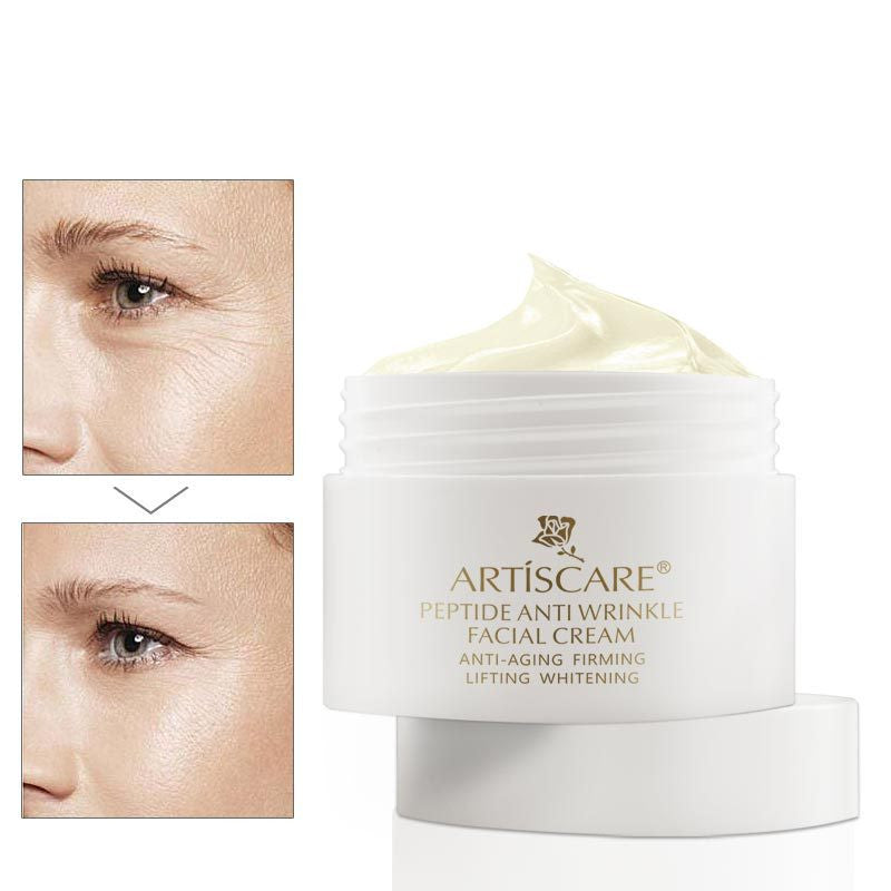 Peptide Face Cream Poly-Titanium, Moisturizes Fine Lines & Wrinkles