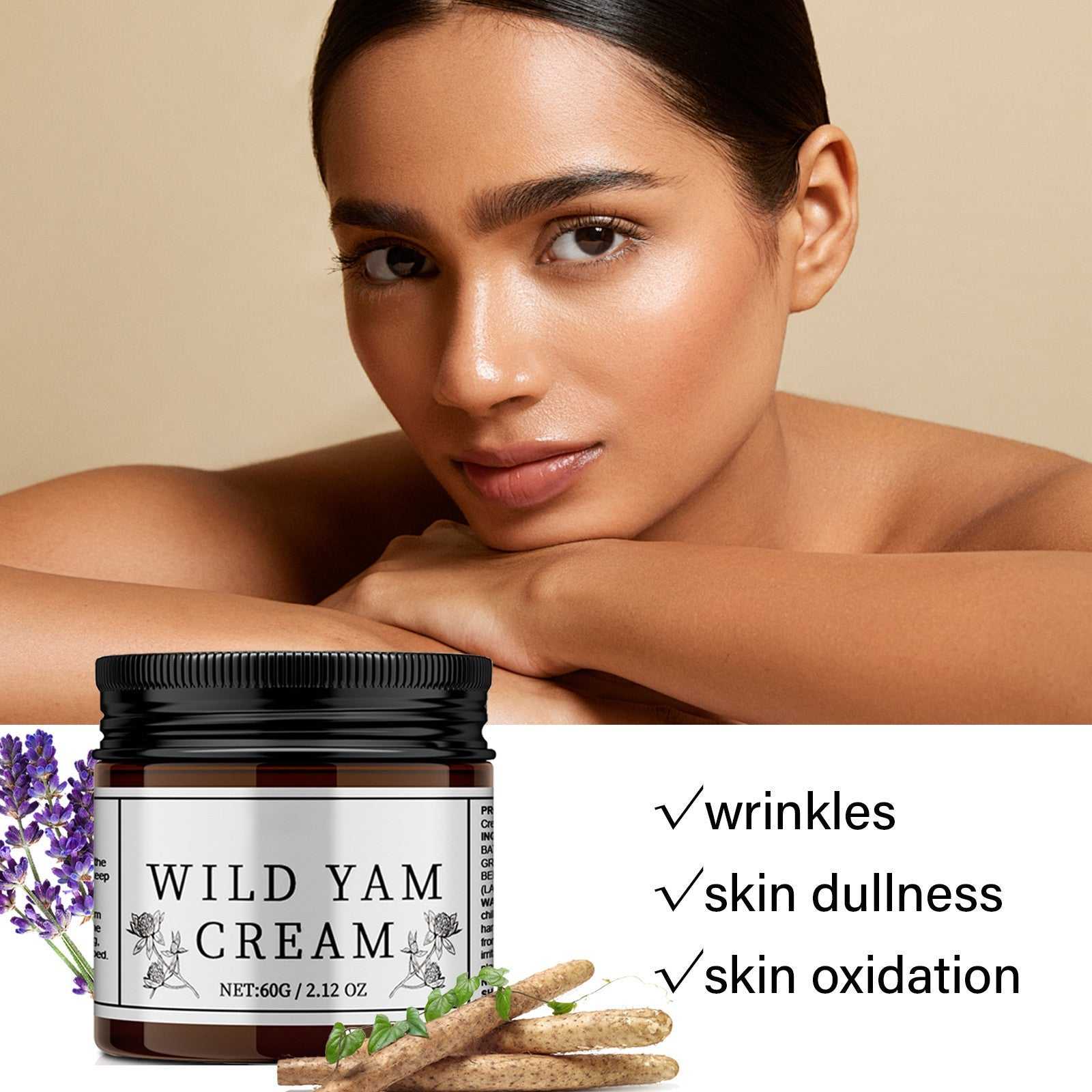Wild Yam Cream Organic Natural Moisturization Nourishe Revitalize Skin