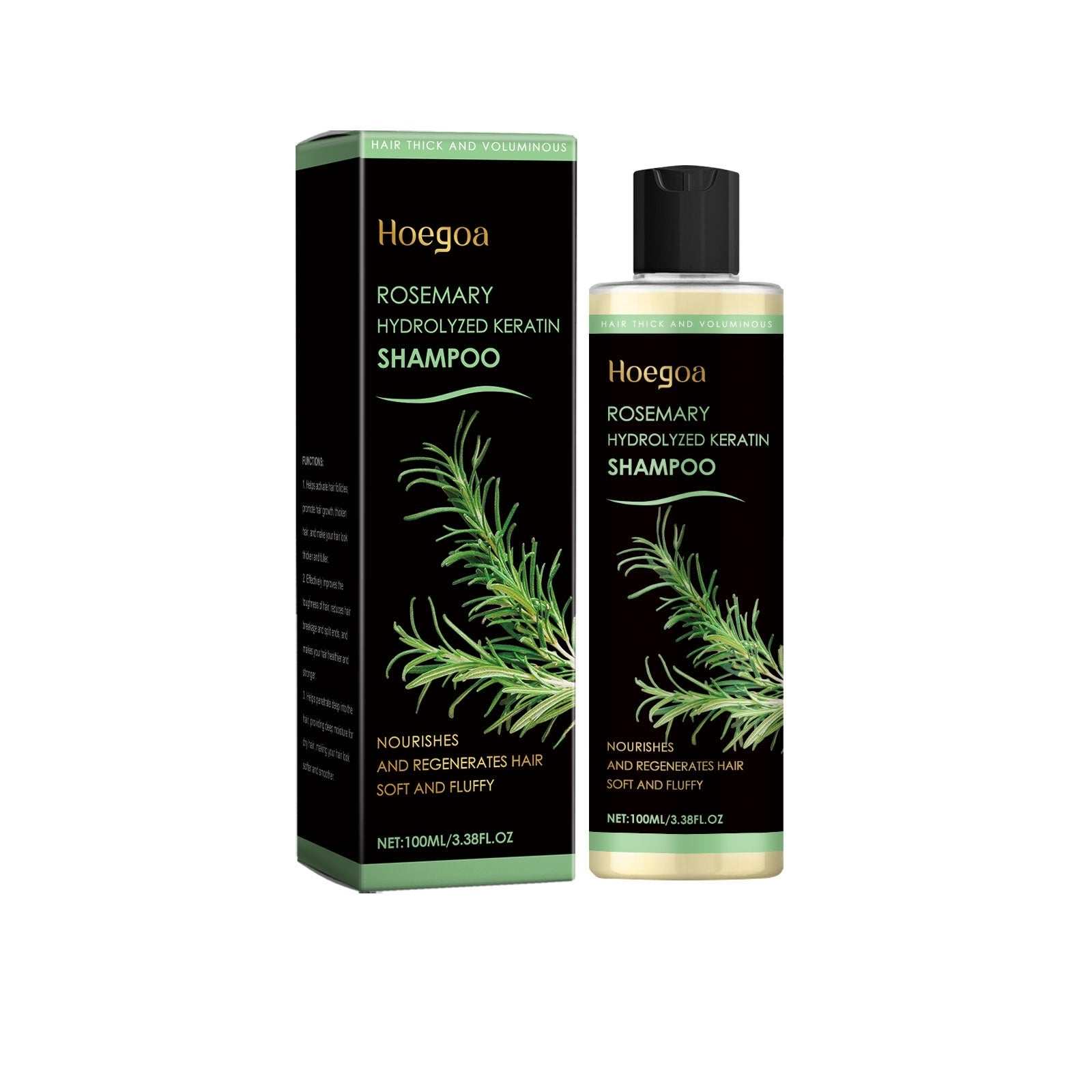 Rosemary Shampoo Keratin Shampoo with Rosemary Leaf Oil for Nourishing Hair.