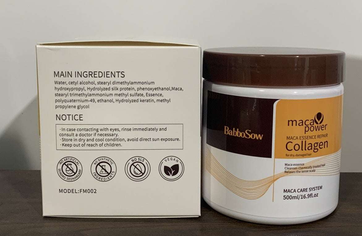  Collagen Hair Mask Moisturizing for Deep Cleansing Hair Care Nourish 