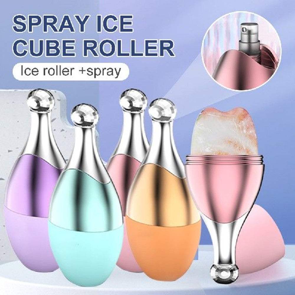 Ice Face Roller Skin Care Beauty Lifting Contouring Tool Silicone Ice